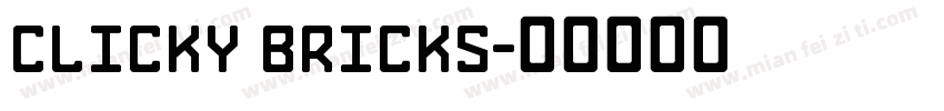 Clicky Bricks字体转换